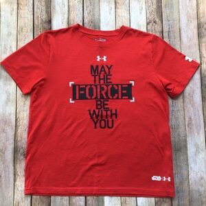 Under Armour Star Wars May the Force Be With You Heatgear Tee YXL